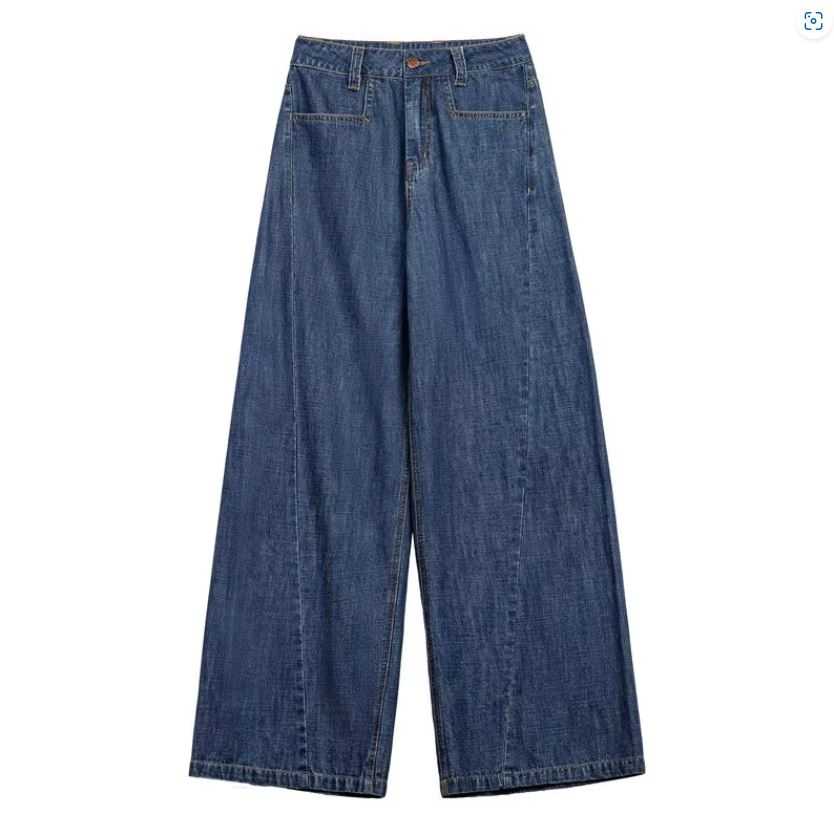 Vintage wide leg denim jeans