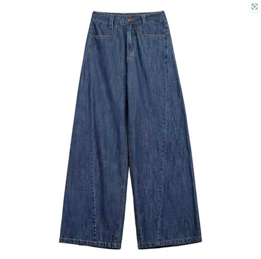 Vintage wide leg denim jeans