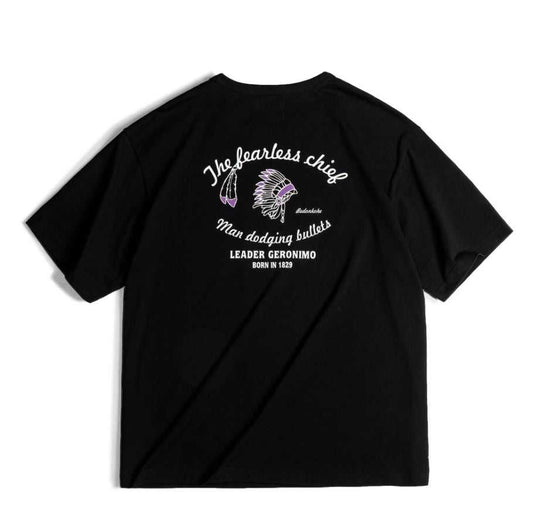 Cotton summer t-shirt in black