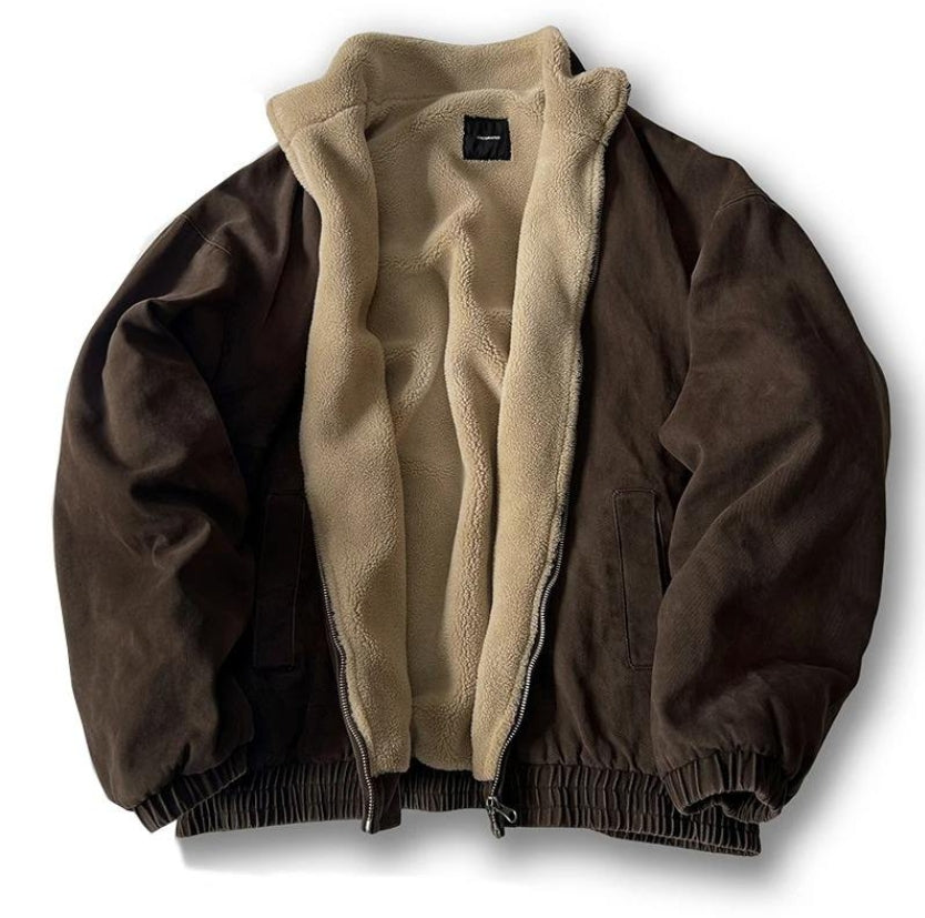 Men’s Vintage Stand Collar Winter Jacket