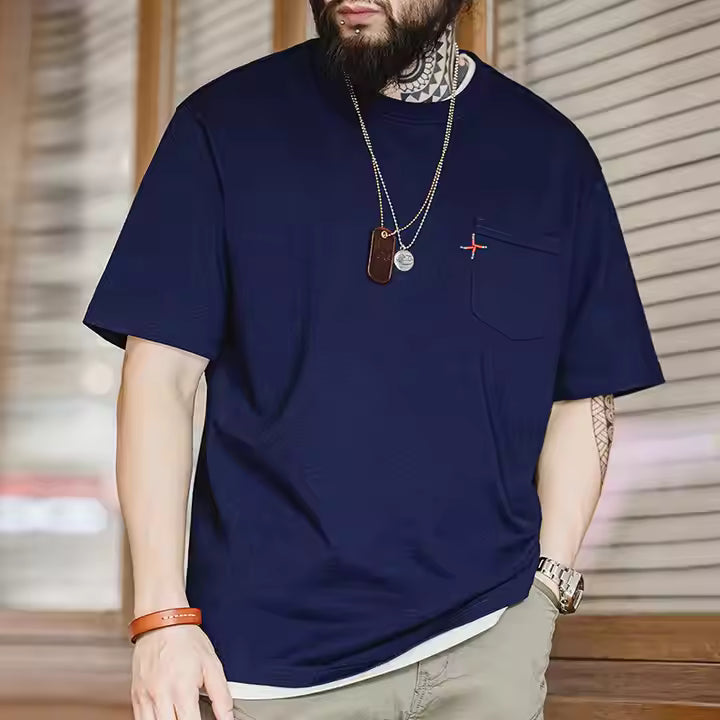 Indigo Workwear Pocket Tee