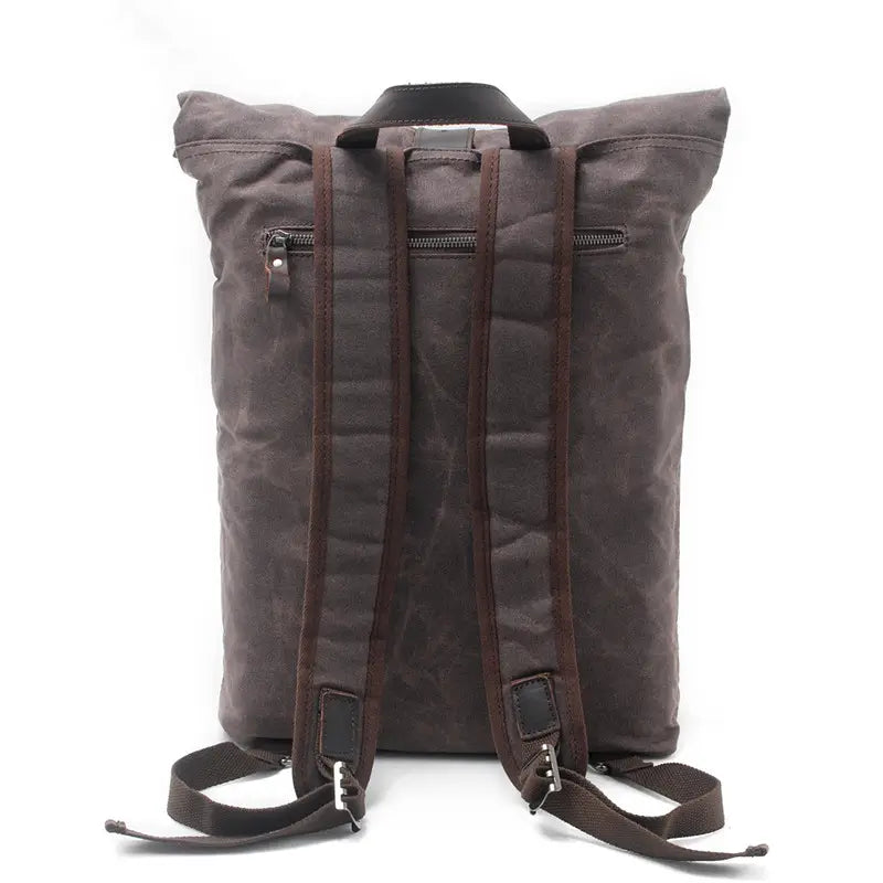 Vintage Batik Canvas Rucksack