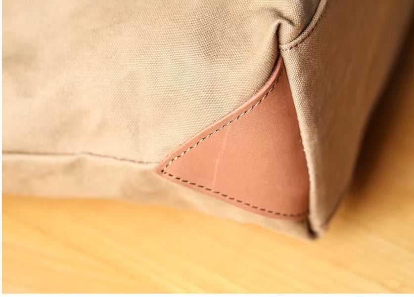 Minimalist Vintage Canvas Handbag