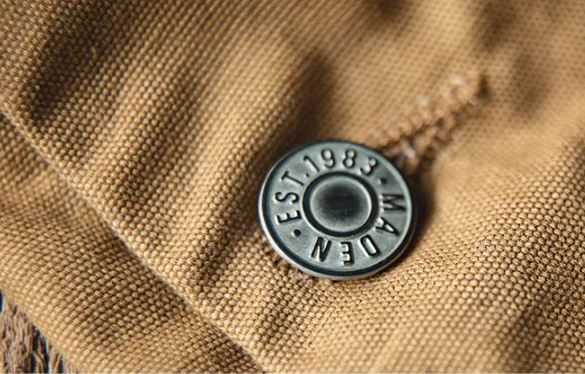 Vintage Baumwoll-Canvas-Arbeitsoverall