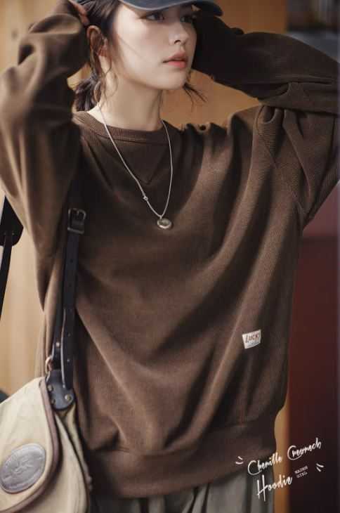 Chenille Crewneck Sweatshirt