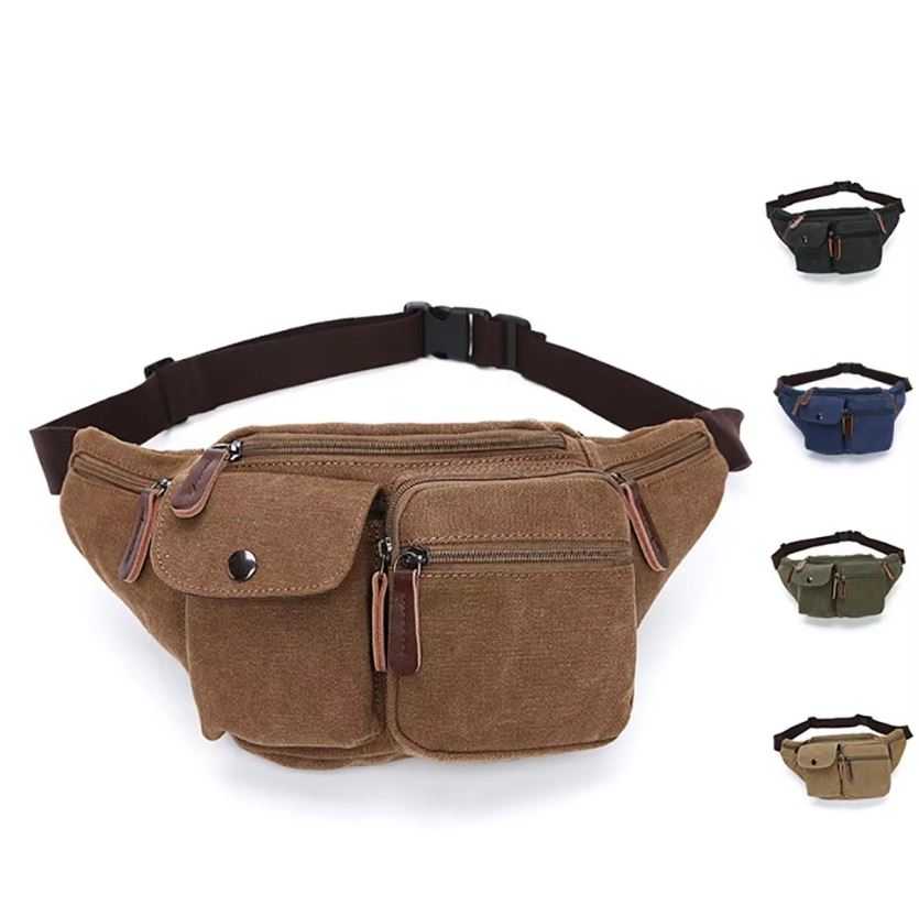 Canvas Multifunctional Waist Bag