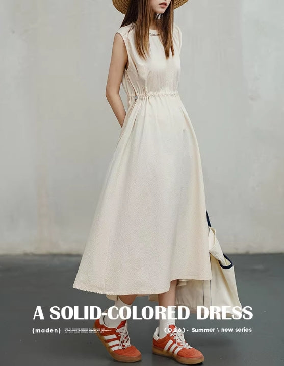 Utility Sleeveless Maxi Dress