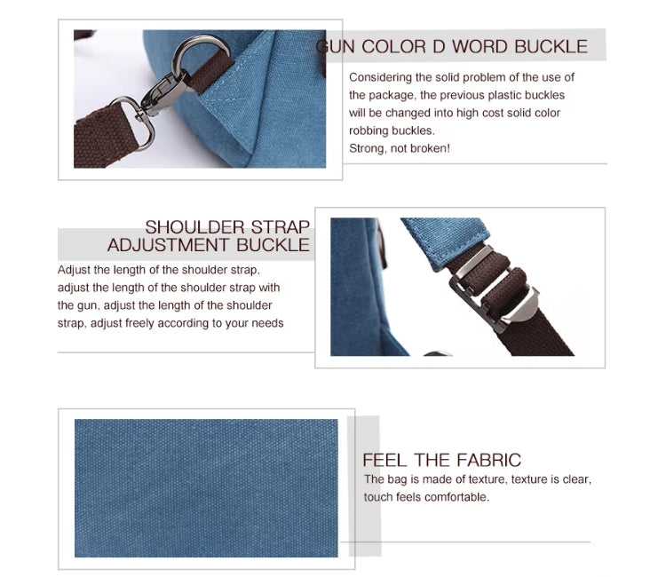 Solid Color Canvas Backpack – Women’s