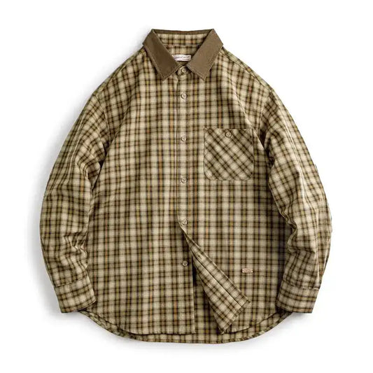Vintage color block shirt
