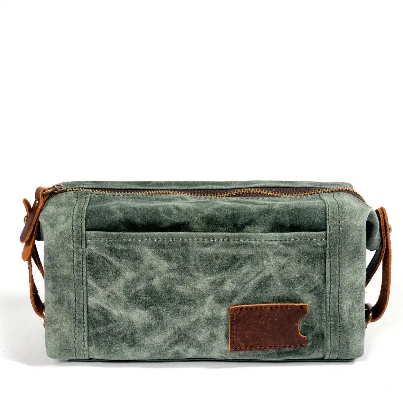 Waterproof canvas toiletry bag