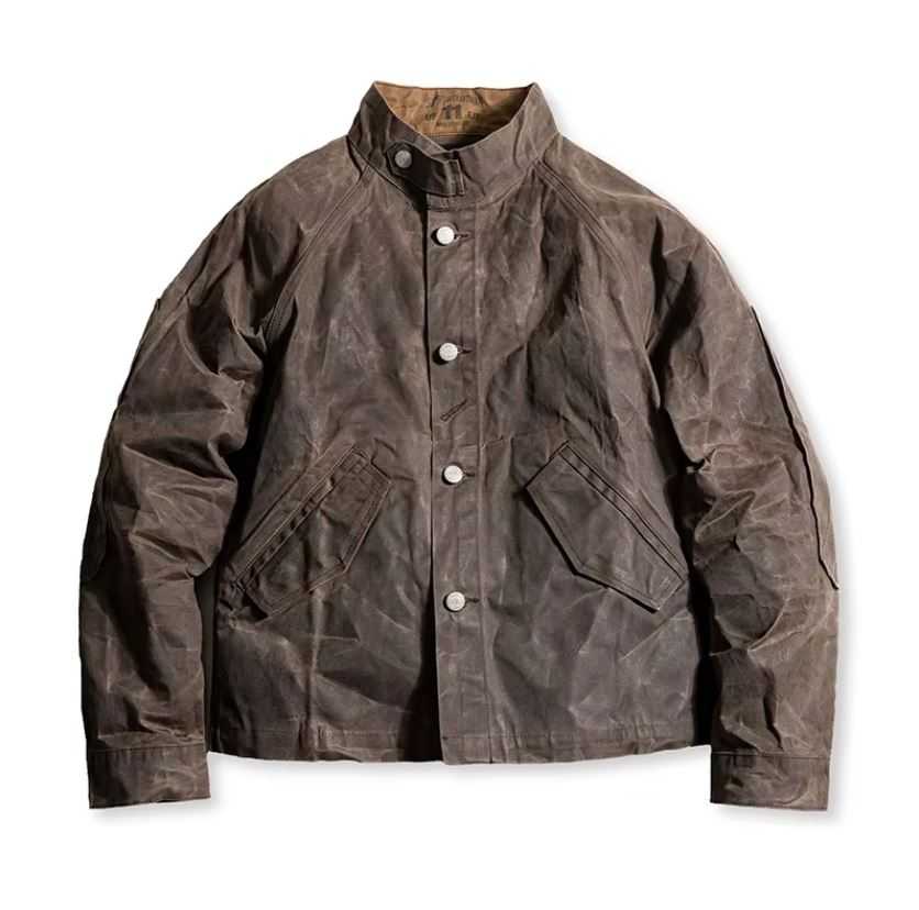 Vintage waxed canvas work jacket