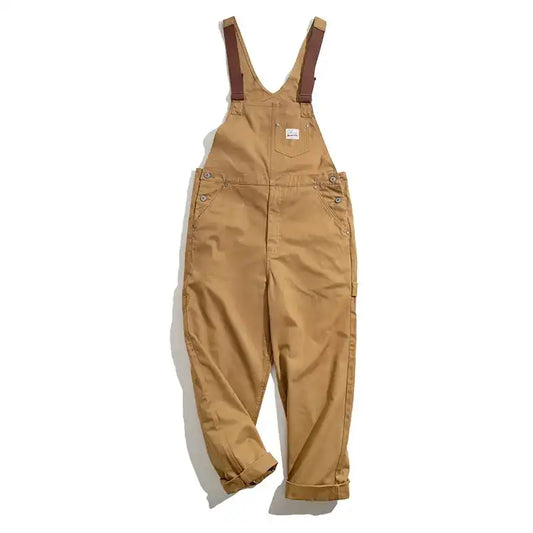 Vintage cotton canvas work jumpsuit