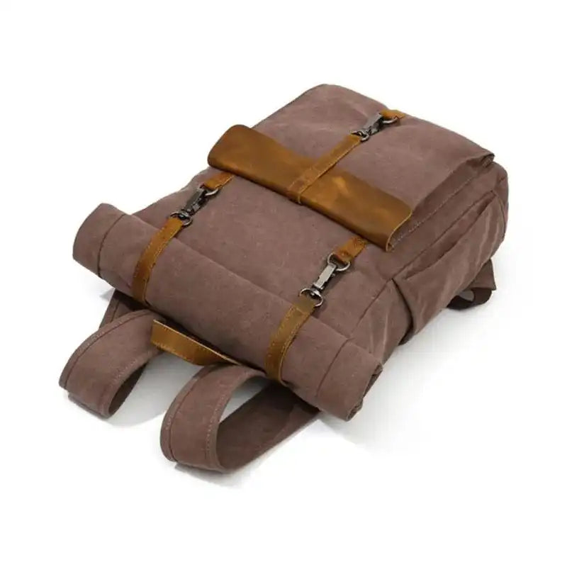 Vintage Canvas Rolltop Backpack