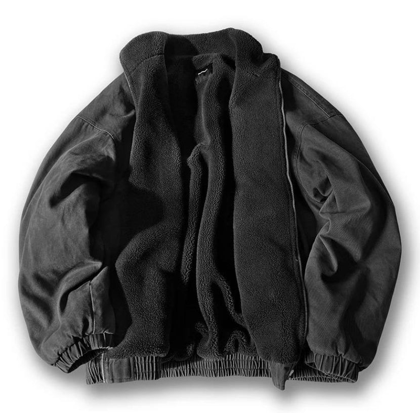 Men’s Vintage Stand Collar Winter Jacket