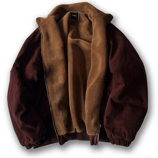 Men’s Vintage Stand Collar Winter Jacket