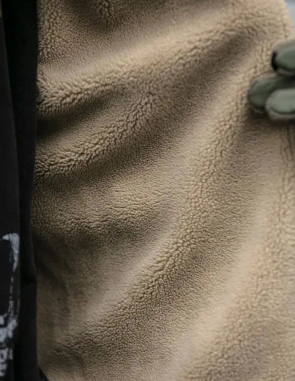 Men’s Vintage Stand Collar Winter Jacket