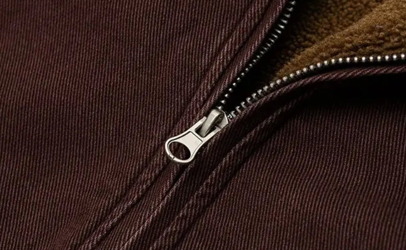 Men’s Vintage Stand Collar Winter Jacket