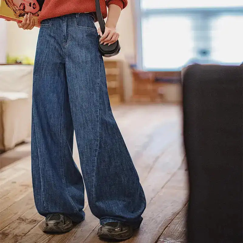 Vintage-Jeans mit weitem Bein