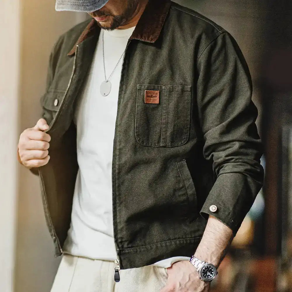 Vintage Canvas Arbeitsjacke