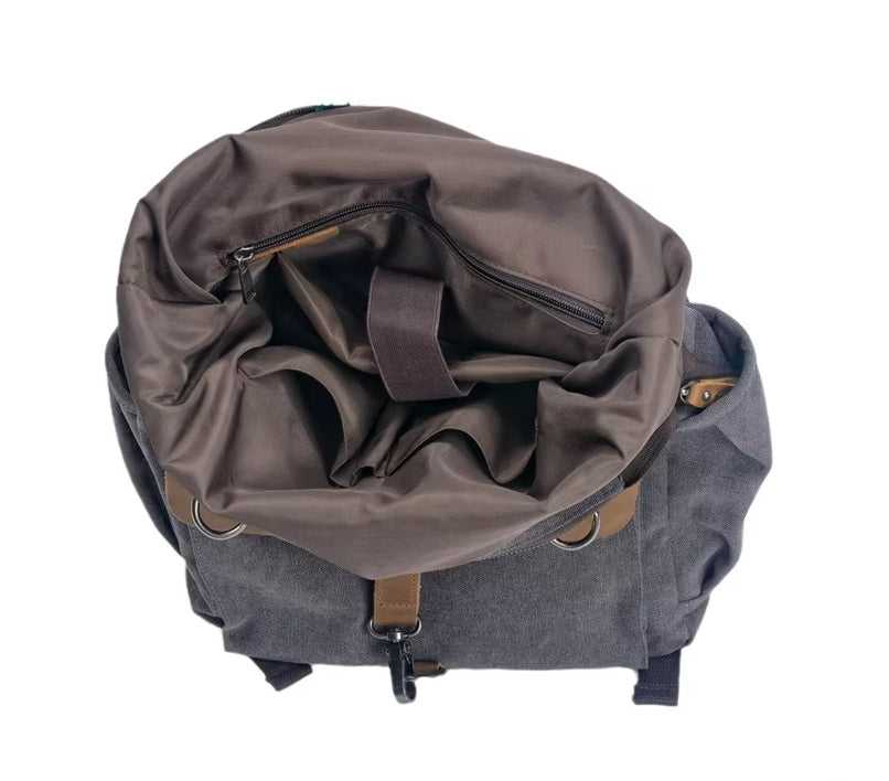 Vintage Canvas Rolltop Backpack