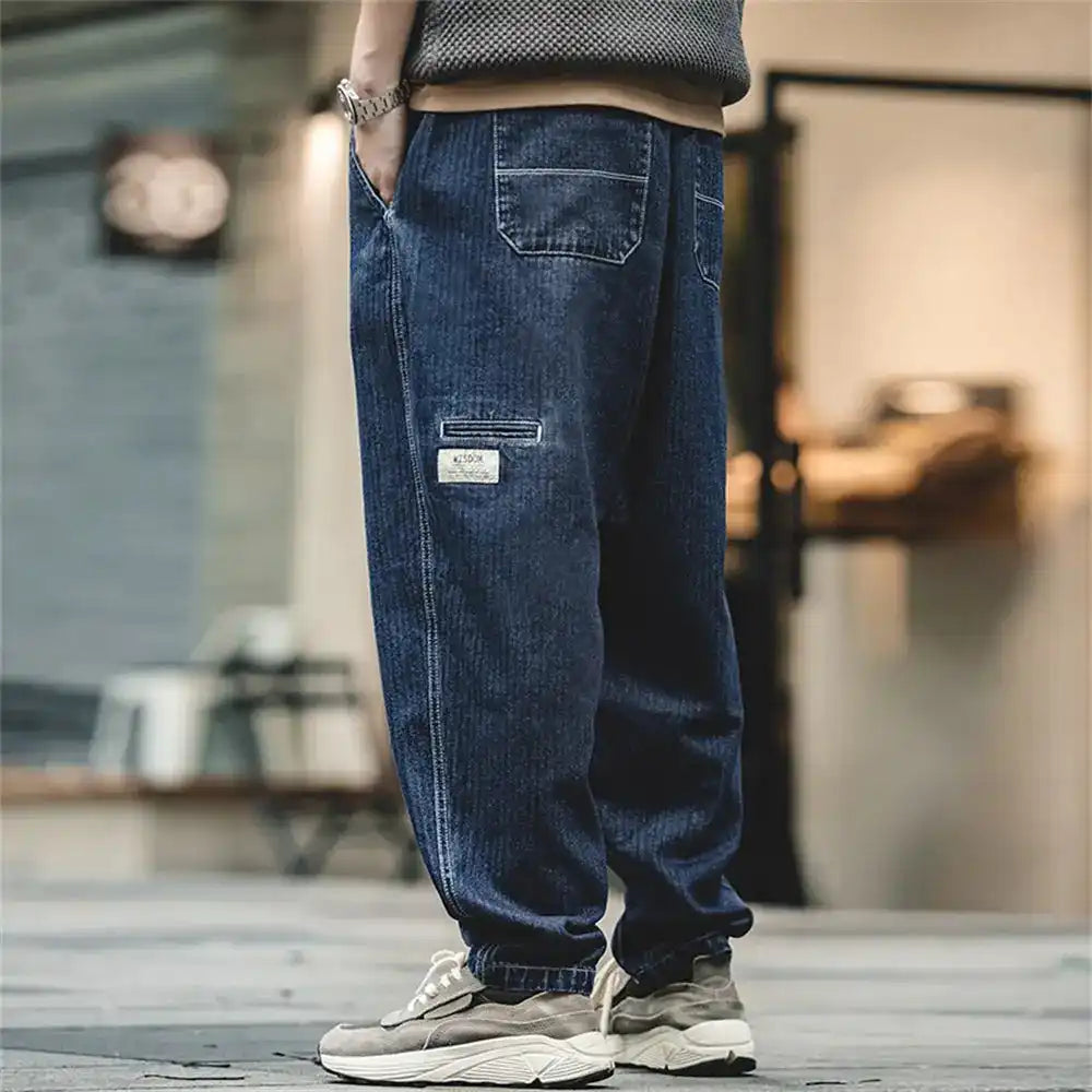 Lockere Jeans mit Radish-Bein