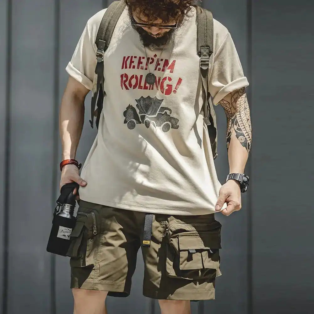 T-Shirt mit Vintage-Print