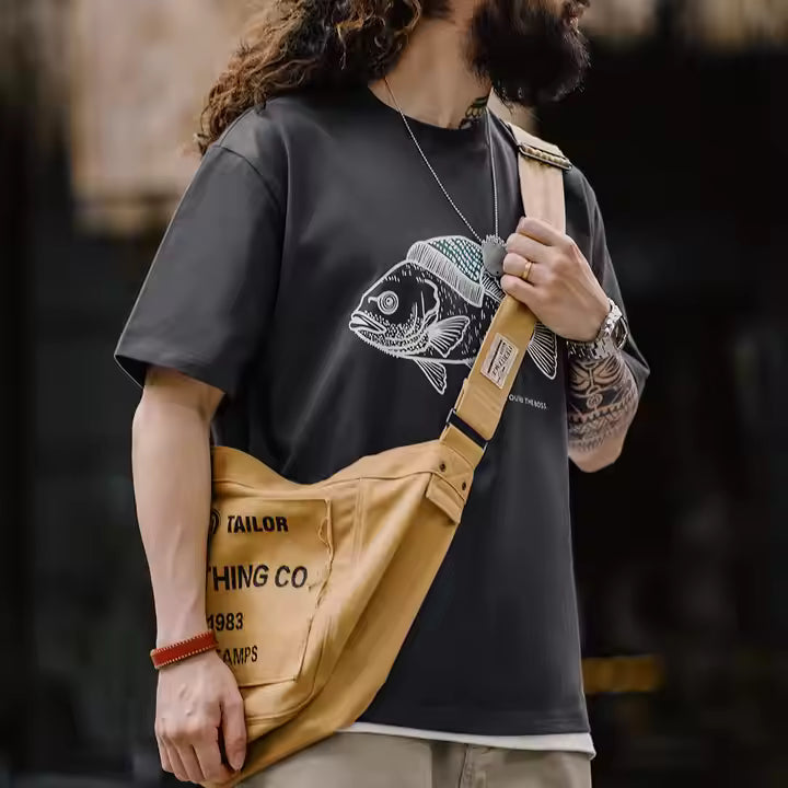 Vintage Fish Print Tee