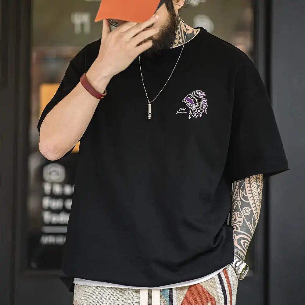 Sommer-T-Shirt aus Baumwolle