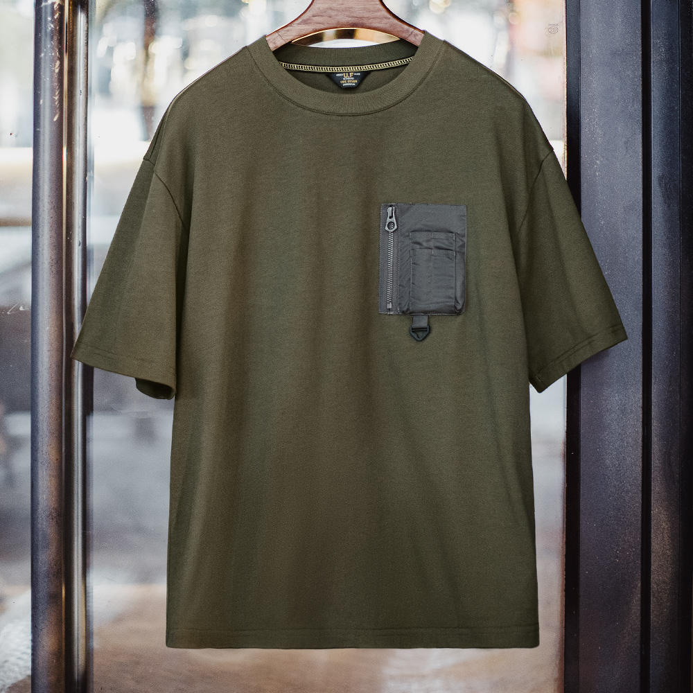 Vintage Heavyweight Pocket Tee – Forest Green