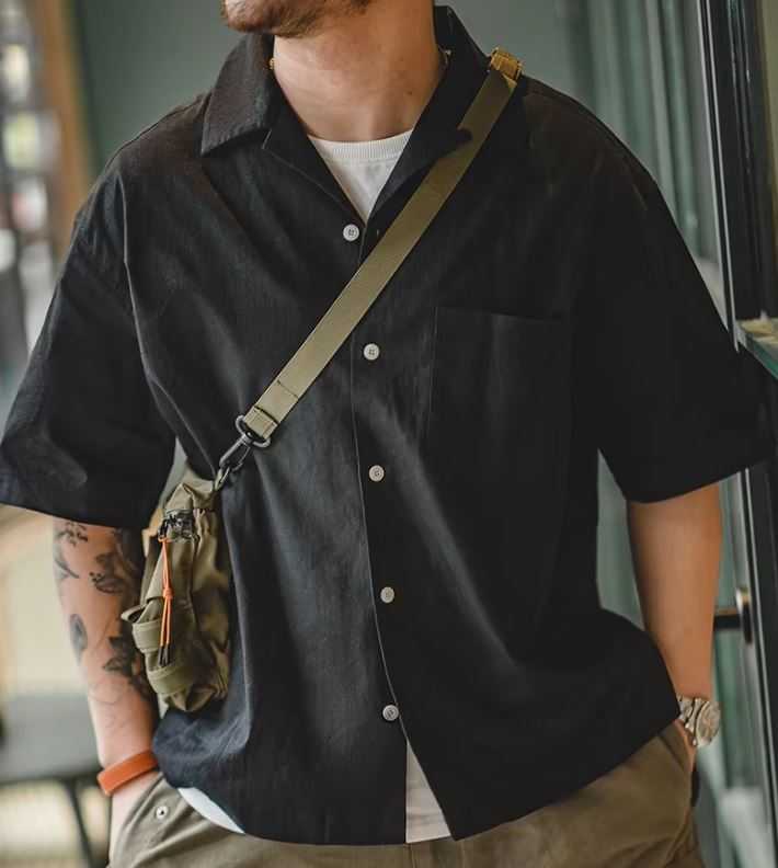 Lässiges Vintage-Baumwollhemd