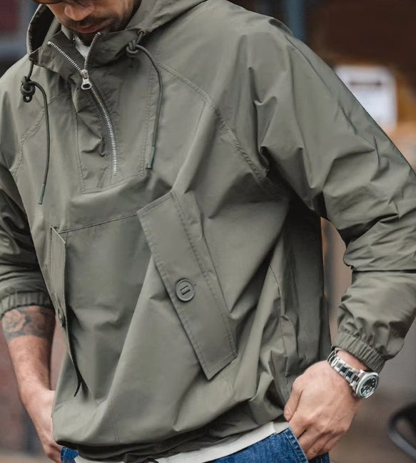 Vintage Workwear Waterproof Hoodie