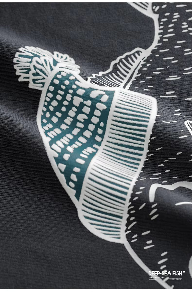 Vintage Fish Print Tee