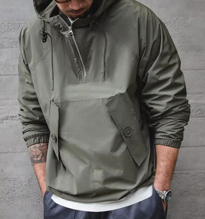 Vintage Workwear Waterproof Hoodie