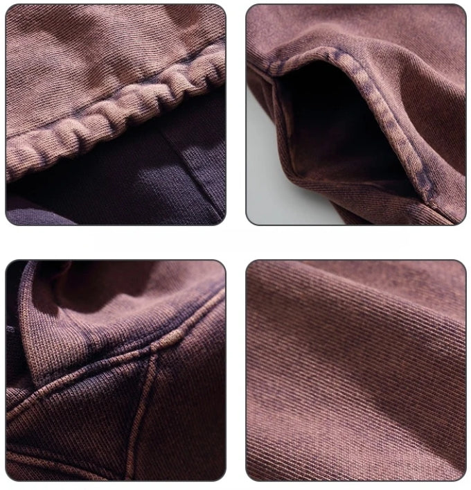 Men’s Vintage Batik Wash Hoodie