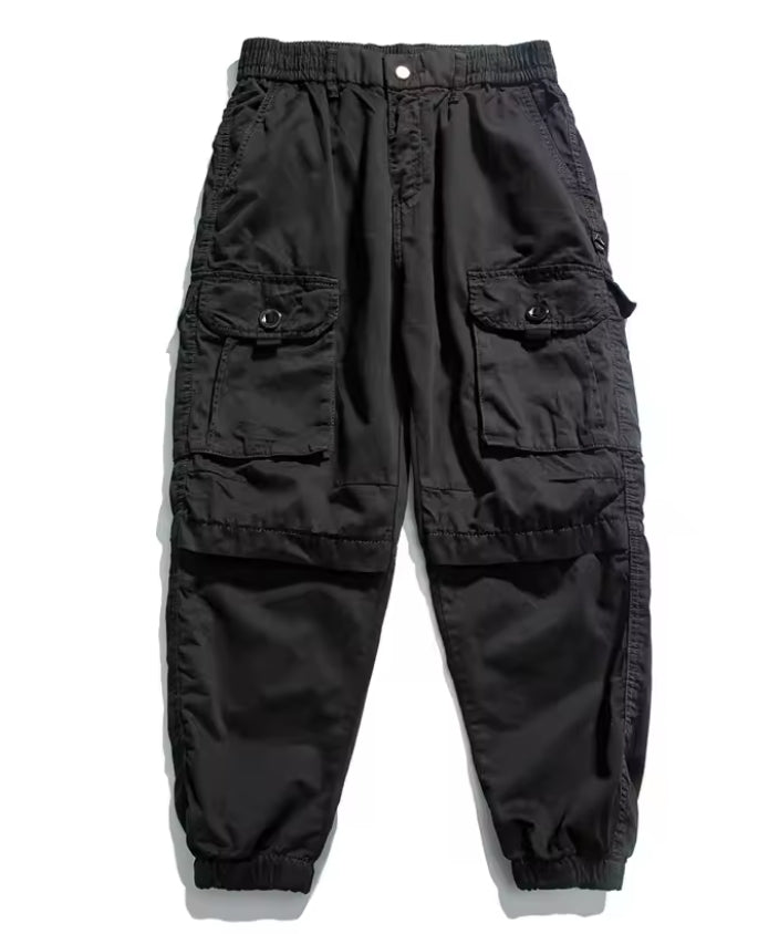 Men’s Tactical Cargo Pants – Multi-Pocket Street Joggers
