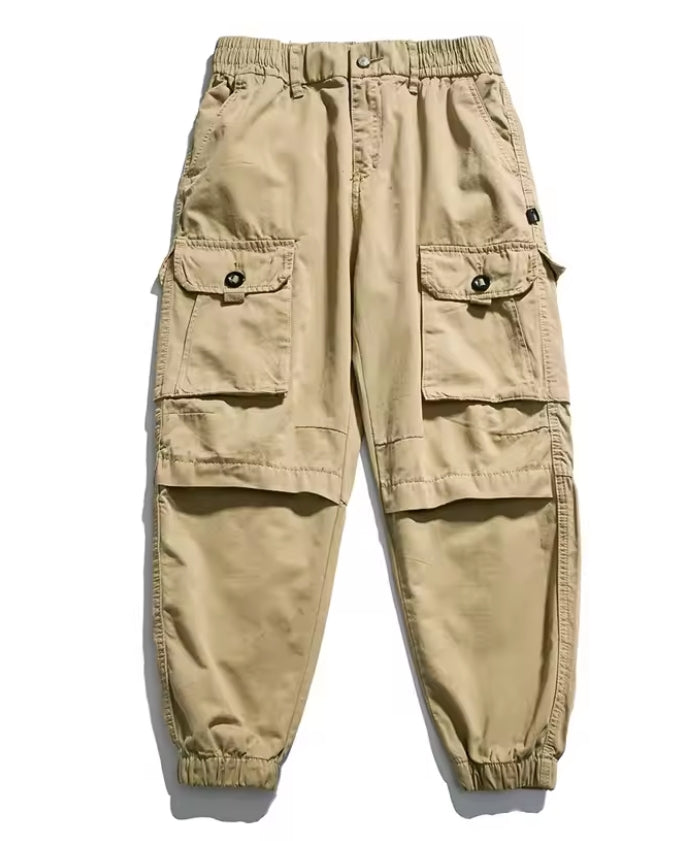 Men’s Tactical Cargo Pants – Multi-Pocket Street Joggers