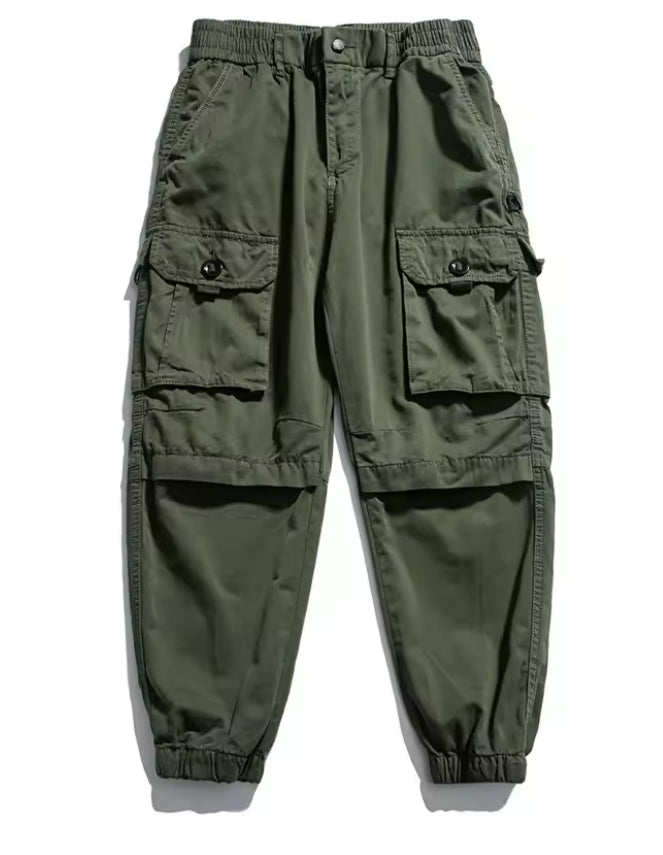 Men’s Tactical Cargo Pants – Multi-Pocket Street Joggers