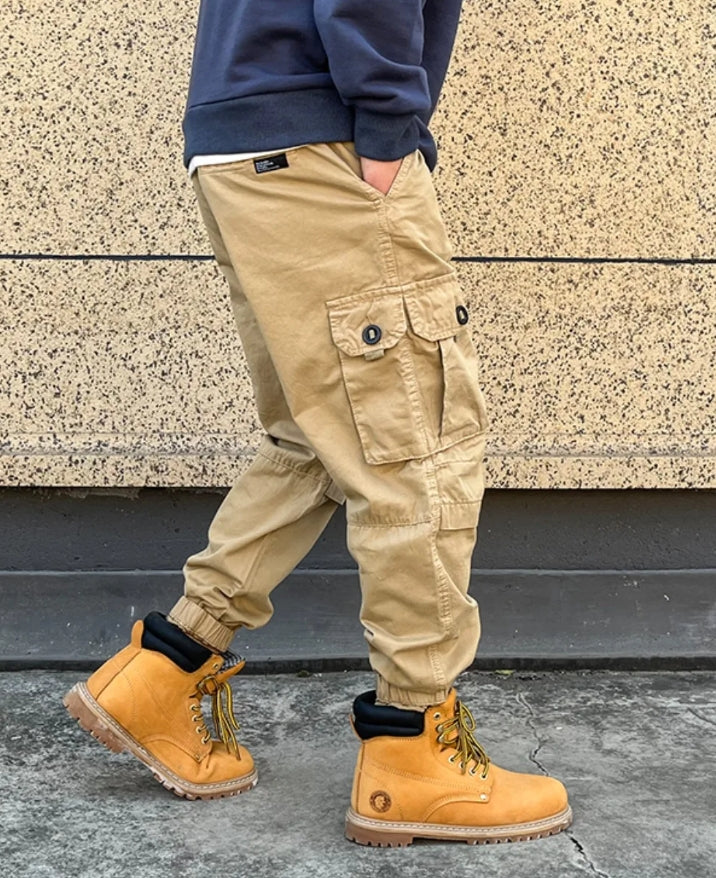 Men’s Tactical Cargo Pants – Multi-Pocket Street Joggers