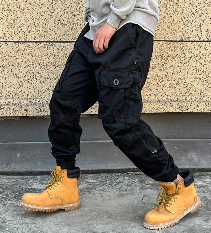 Men’s Tactical Cargo Pants – Multi-Pocket Street Joggers