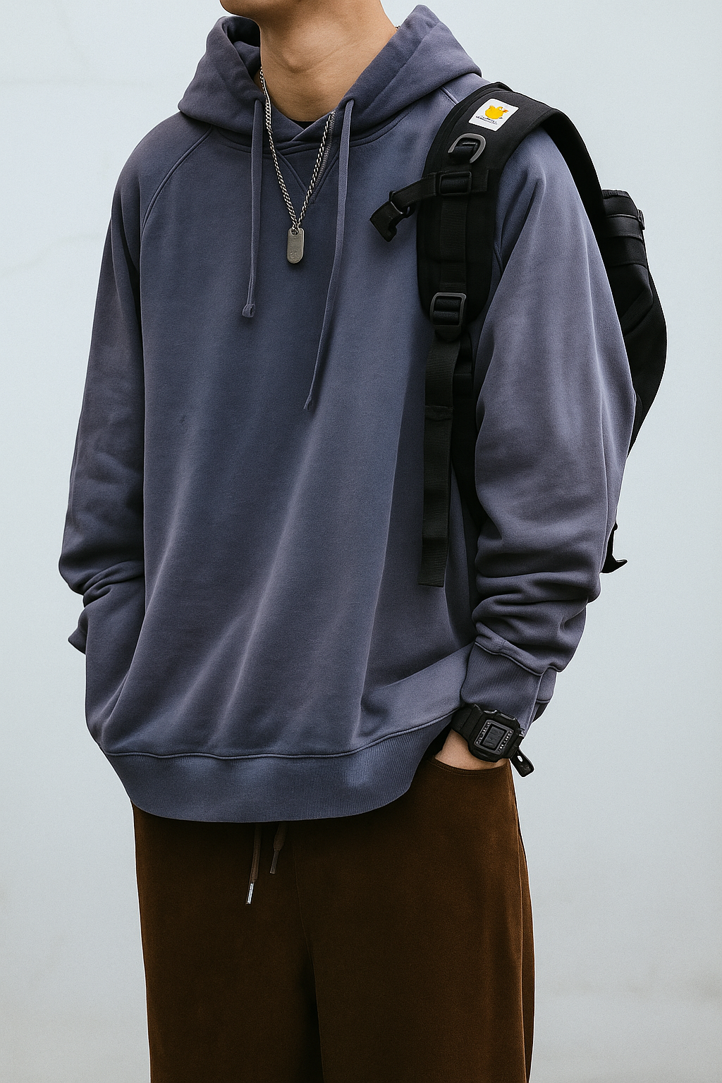 Men’s Vintage Batik Wash Hoodie